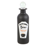 Witches Brew Drink at Your Own Risk Decorative Glass Potion Bottle