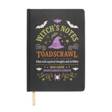 Witch's Notes Toadscrawl A5 Notebook