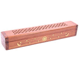 Wooden Incense Stick and Cone Burner Box Holder