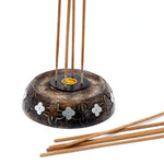Wooden Incense Stick and Cone Burner Holder