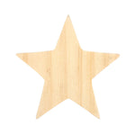 Wooden Star Spell Candle Holder Base