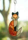 Woodland Animal Fox Resin Suncatcher