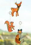 Woodland Animal Resin Suncatcher