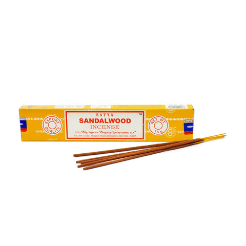 Satya Sandalwood Incense Sticks at Mystical and Magical Halifax