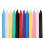 12 Multi coloured Magic Spell Candles 