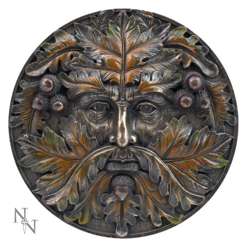 Autumn Equinox Tree Spirit wall plaque 14.5cm