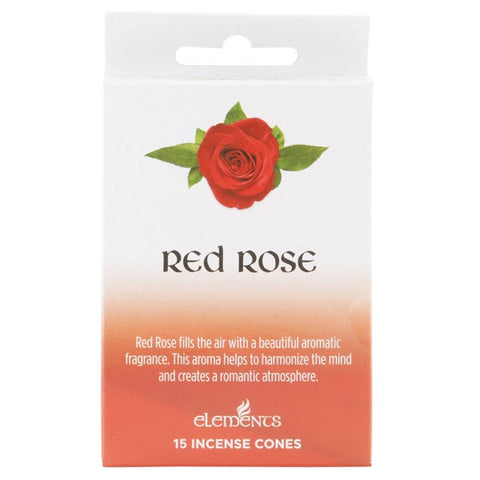 Elements Red Rose Incense Cones