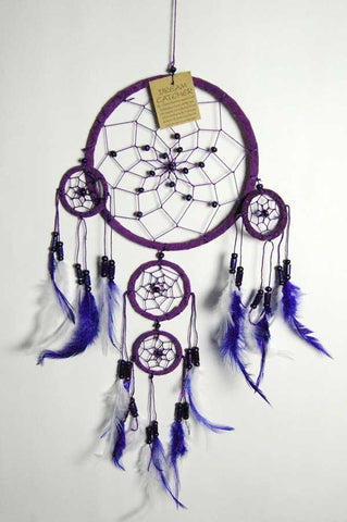 Purple and White Dream Catcher from Mystical and Magical Halifax