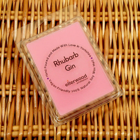 Rhubarb Gin Soy Vegan Friendly Wax Melts at Mystical and Magical