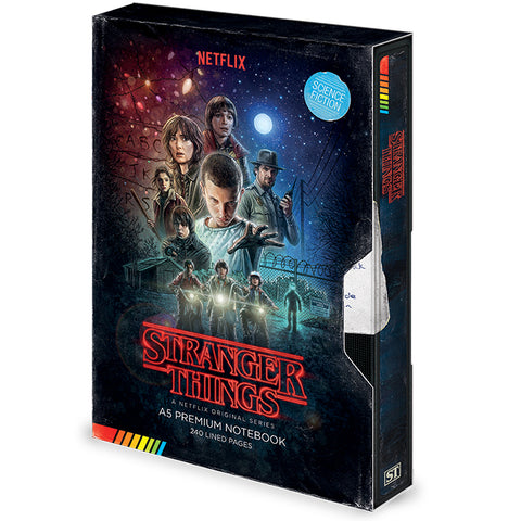 Stranger Things Series 1 VHS Notebook