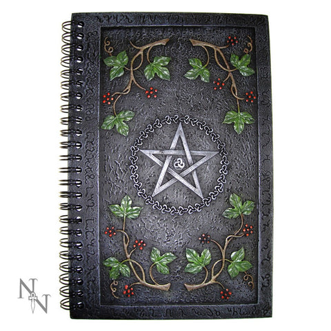 Wiccan Book of Shadows Journal With A Pentagram