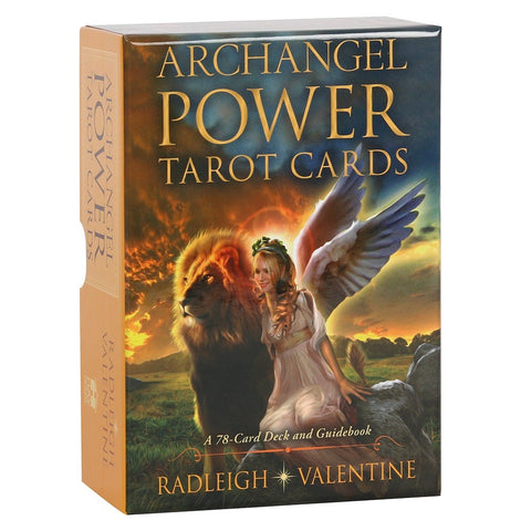 Archangel Power 78 Tarot Cards and Guidebook by Radleigh Valentine from Mystical and Magical Halifax