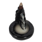 Black Bamboo Pool Backflow Incense Cone Holder at Mystical and Magical