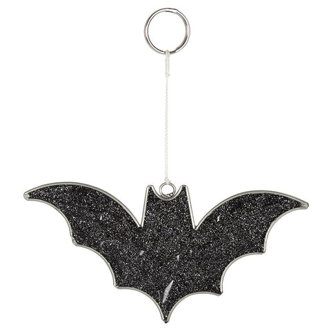 Sparkly Black Bat Suncatcher