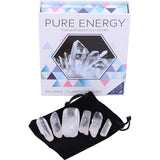 Pure Energy 6 Natural Quartz Crystals Set D5701U1