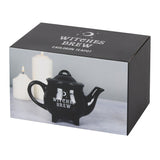 Witches Brew Black Ceramic Teapot