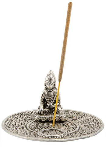 Buddha Incense Stick and Cone Holder Aluminium Plate 