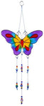 Butterfly with Beads Resin Suncatcher