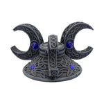 Celtic Triple Moon Crystal Ball and Stand