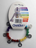 7 Chakra Stone Healing And Balancing Bracelet With 7 Chakra Charms