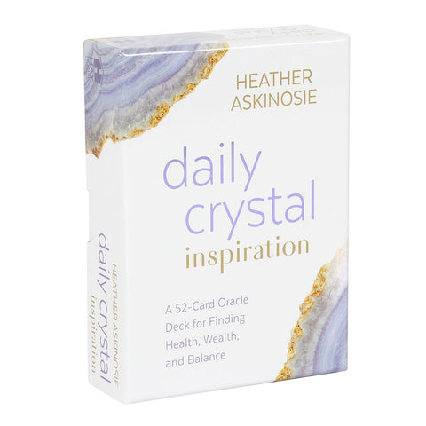 Daily Crystal Inspiration 52 Oracle Cards Deck by Heather Askinosie from Mystical and Magical Halifax