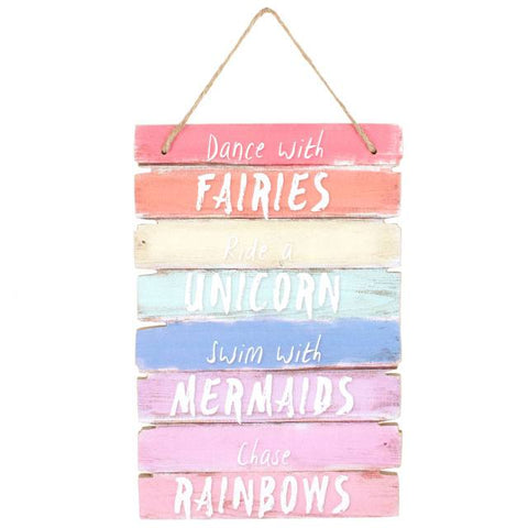 Dance with Fairies Hanging Wall Plaque at Mystical and Magical