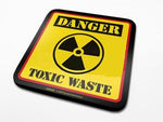 Danger Toxic Waste Coaster