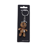 carded Dark Curse Voodoo Doll Keyring at mystical and magical Halifax UK