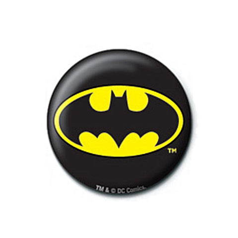 Classic Batman Logo 25mm Pin Badge