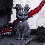 Pawzuph Horned Occult Cat Figurine b5148r0 Nemesis Now