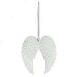 Double Angel Wing Glittered Hanging Wings Decoration at Mystical and Magical