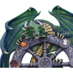 Anne Stokes Year of the Magical Dragon Pagan Wheel of the Year Wall Plaque from Mystical and Magical.