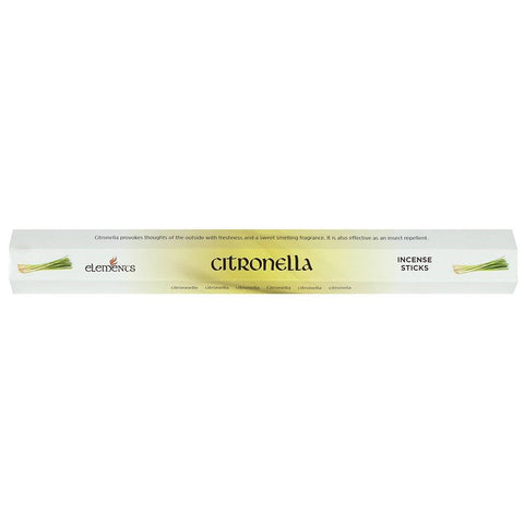 Citronella Elements 20 Incense Sticks at Mystical and Magical