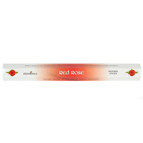 Red Rose Elements 20 Incense Sticks at Mystical and Magical