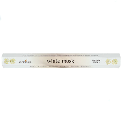 White Musk Elements 20 Incense Sticks at Mystical and Magical