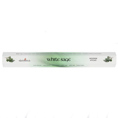 White Sage Elements Incense Sticks at Mystical and Magical