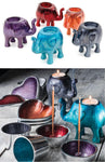 Hand Made Elephant Aluminium Tealight Holder