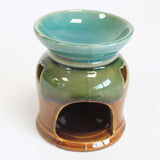 back of Ellerwood Classic Rustic Heart Ceramic Oil Burner / Wax Melter 