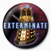 Doctor Who Exterminate 25mm Button Badge