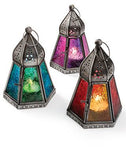 Moroccan Style Tealight Glass lantern Fairly Traded Namaste