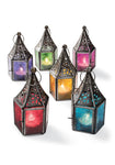 Moroccan style mini tonal glass lantern Tealight Holder