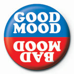Good Mood Bad Mood 25mm Button Pin Badge