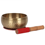 Hand Beaten Brass Singing Bowl Set 15cm