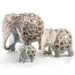 Hand Carved Soapstone Elephant