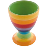 Rainbow Egg Cup Hand Painted
