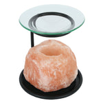 Himalayan Salt Tealight Oil Burner Wax melter at Mystical and Magical Halifax UK