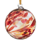 Glass Hanging Birthstone Ball January Garnet 10cm Sienna Glass