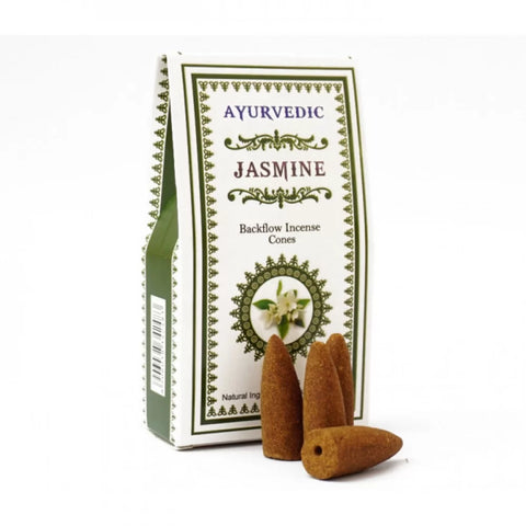 Jasmine Ayurvedic Backflow Incense Cones