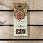 Karma Mandala Scents 40 Asian Spice Incense Cones and Holder from Mystical and Magical Halifax