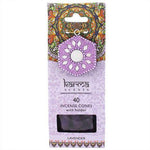 Lavender - 40 Incense Cones and Holder
